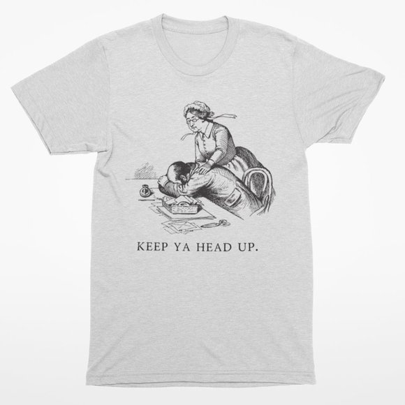 Keep Ya Head Up, Funny Rap Tees, 90's Positive, Inspirational, West Coast - Picture 2 of 2